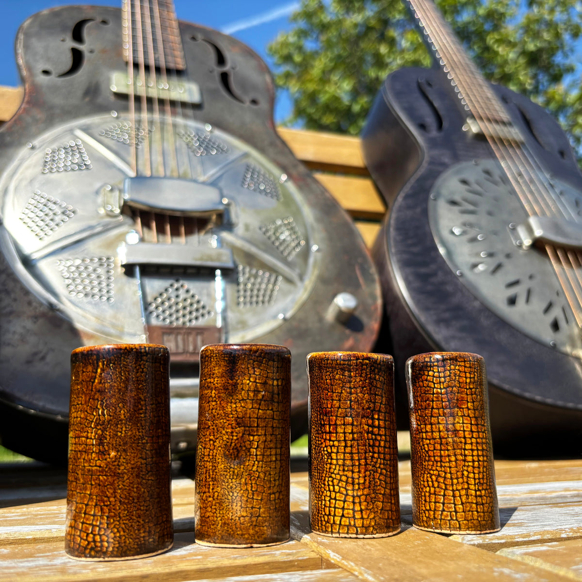 Ceramic Gator Guitar Slide